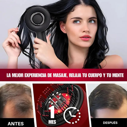 ScalpGlow™ — Cepillo Masajeador Capilar 3D